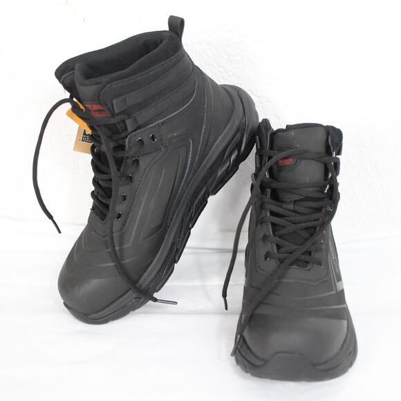 Avenger Boots Men's A765 Black Aluminum Toe K4 EH 6